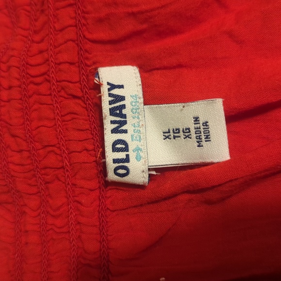 Old Navy red women's tunic - Picture 6 of 6